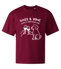 Tričko STAGE UNISEX Dogs & wine