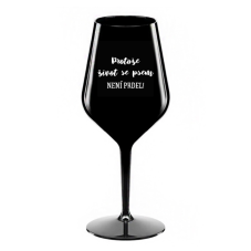 NEROZBITNÁ SKLENIČKA NA VÍNO Život se psem 470 ml
