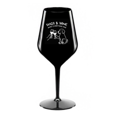 NEROZBITNÁ SKLENIČKA NA VÍNO Dogs & Wine 470 ml