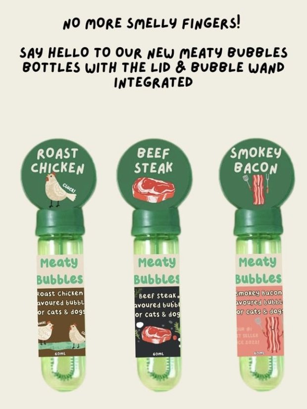 MEATY BUBBLES bublifuk pro psy a kočky