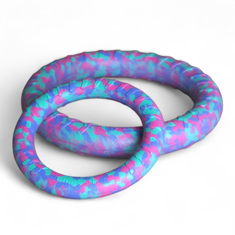 Plovoucí kruh FOAM RING - Barva kruhu: Cyan-black camo, Velikost: Velký (29 cm)