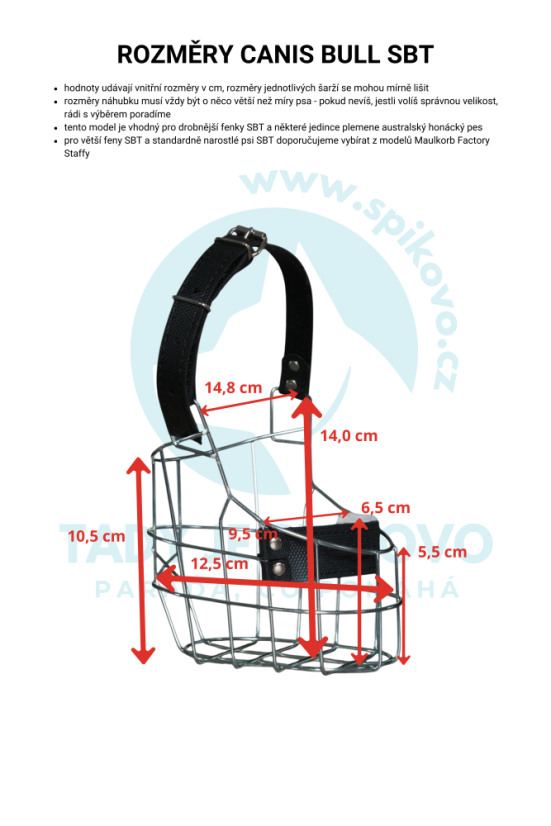 CANIS BULL SBT LAKOVANÝ modifikovaný košík