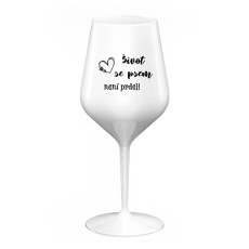 NEROZBITNÁ SKLENIČKA NA VÍNO Život se psem II 470 ml