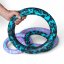 Plovoucí kruh FOAM RING - Barva kruhu: Cyan-black camo, Velikost: Velký (29 cm)