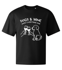Tričko STAGE UNISEX Dogs & wine
